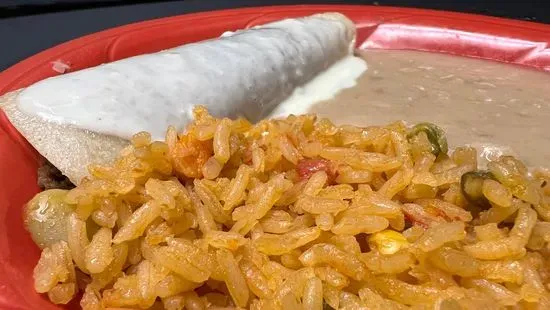 Enchilada rice and beans