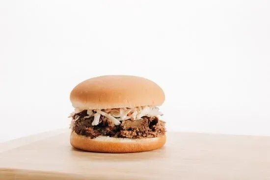 Sliced Brisket Sandwich