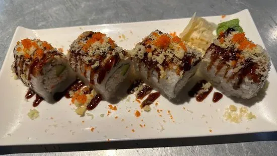 S13. Dragon Roll (8 Pieces.)