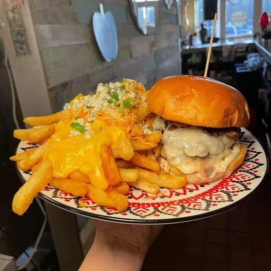 Truffle Mushroom Smash Burger