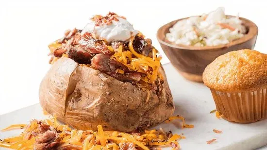 Lunch | BBQ Stuffed Baked Potato