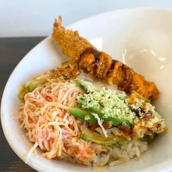 Tempura Shrimp Poke Bowl