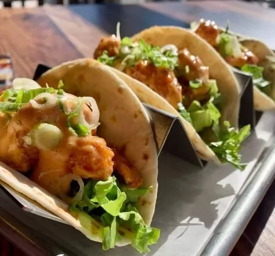 Boomshakalaka Shrimp Tacos