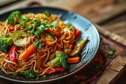 Veg. Stir-Fried Noodles
