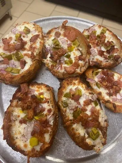 Potato Skins - Loaded with jalapenos and onions