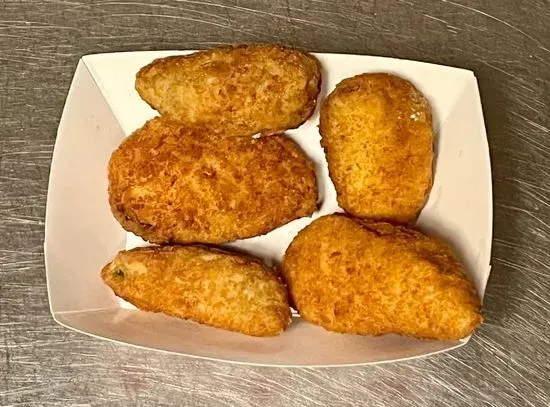 Jalapeño Poppers (5) / Jalapeños Rellenos (5)