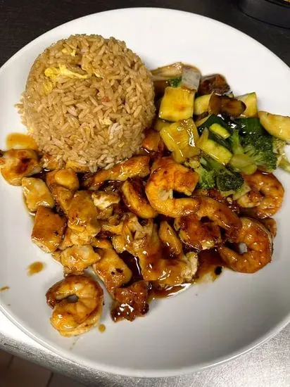 Hibachi Chicken & Shrimp