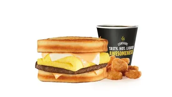 Grilled Cheese Breakfast Sandwich Combo