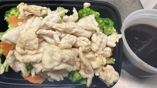 H1. Steamed Chicken with Broccoli 水煮芥兰鸡