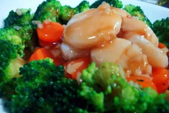 Scallops with Broccoli(Large Size) 芥兰干贝