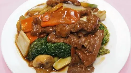 Beef with Mixed Vegetables 杂菜牛