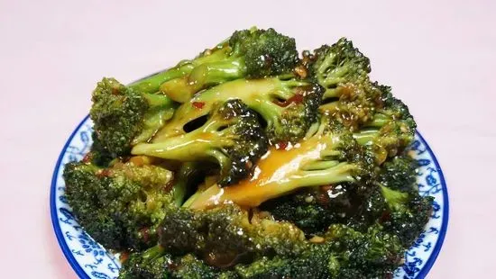 C34. Broccoli w. Garlic Sauce(晚)鱼香芥兰