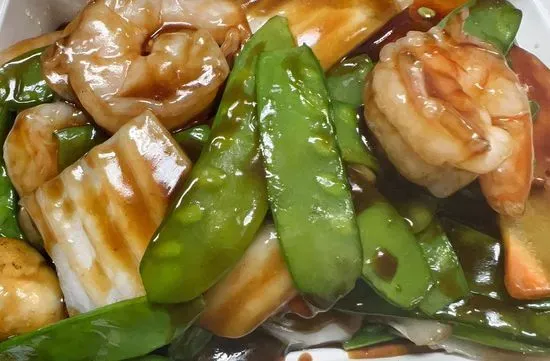 Shrimp with Snow Peas 雪豆虾