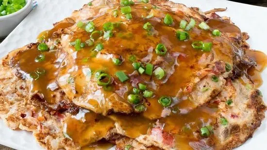 C29. Roast Pork Egg Foo Young (晚) 叉烧蓉蛋