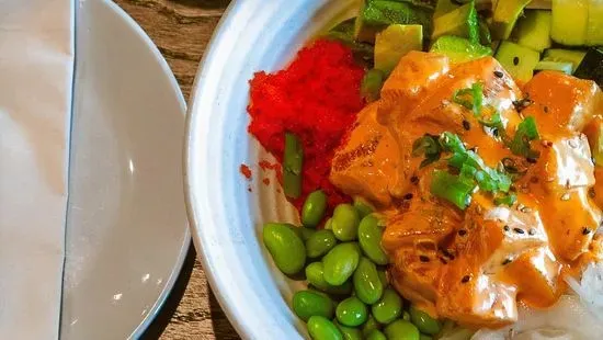 Spicy Salmon Poke Bowl