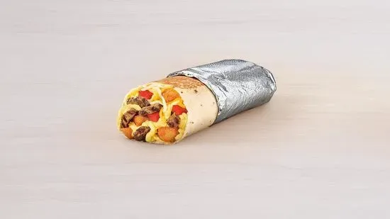 Grande Toasted Breakfast Burrito Steak