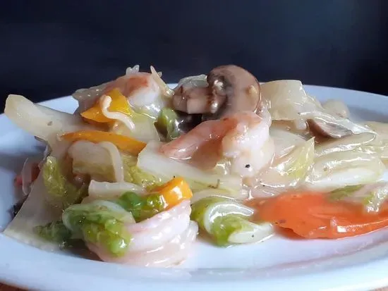 84. Shrimp With Chinese Vegetable 白菜虾