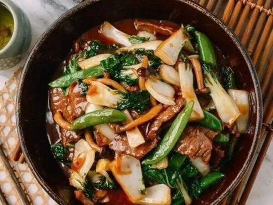 77. Beef With Chinese Vegetable 白菜牛