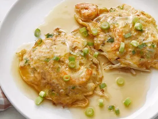 L05. Shrimp Egg Foo Young Lunch Special 虾蓉蛋 （午）