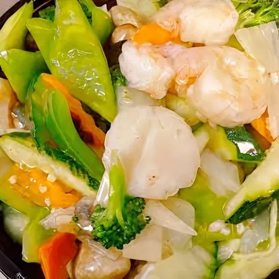 28. Shrimp Chow Mein 虾炒面