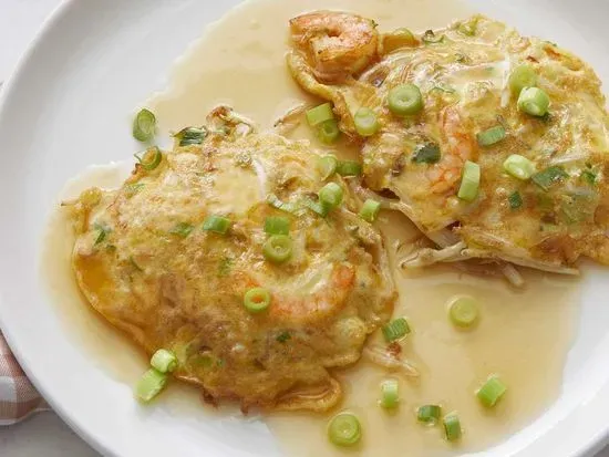 48. Shrimp Egg Foo Young 虾蓉蛋