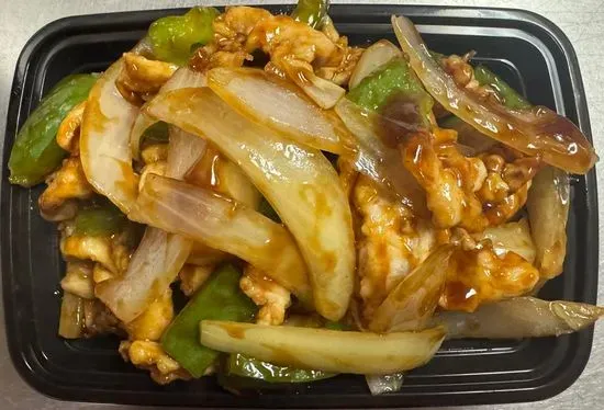 96. Pepper Chicken with Onion 青椒鸡