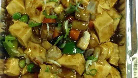 H8. Tofu with Chinese Vegetable 素菜豆腐