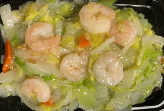 L12. Shrimp Chow Mein 虾炒面