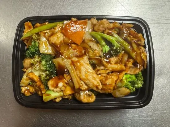 P1. Chicken with Vegetable 素菜鸡