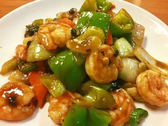 72. Shrimp with Black Bean Sauce 豆豉虾