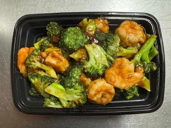 71. Shrimp with Broccoli 芥兰虾