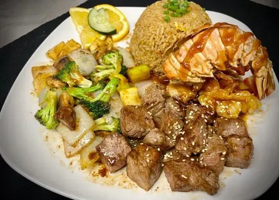 Ny Strip And Lobster Hibachi