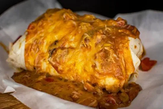Vegetarian Smothered Burrito