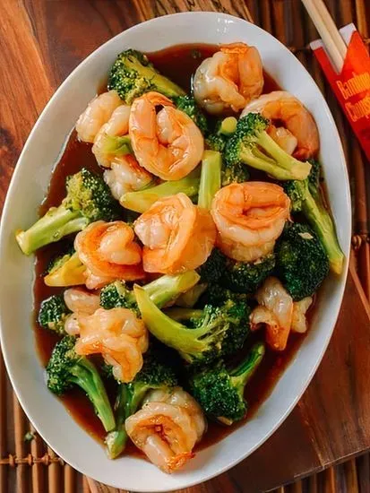 Shrimp w. Fresh Broccoli