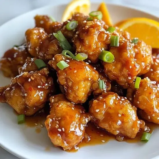 Orange Chicken or Shrimp