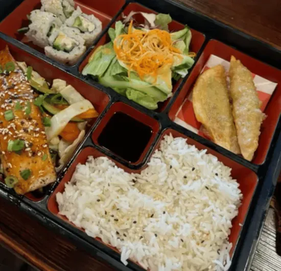 Teriyaki Salmon Bento Box