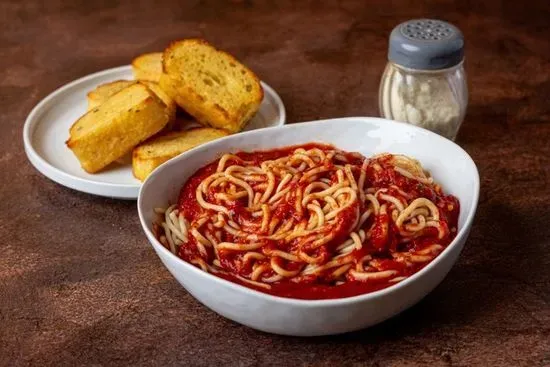 No Meat Spaghetti (Noodles covered in our homemade sauce)