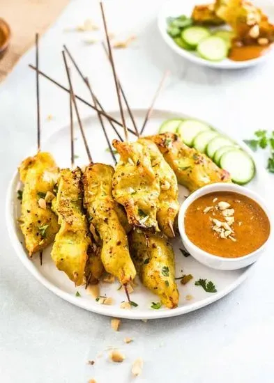 Chicken Satay (12 Skewers)