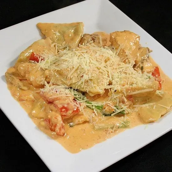 Salmon Ravioli