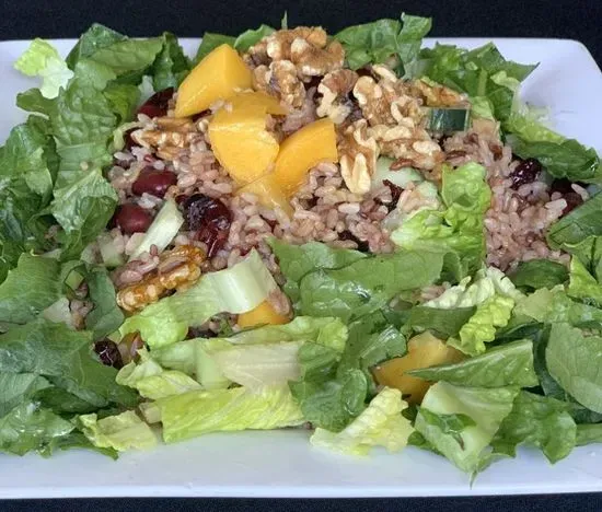 Brown Rice and Nut Salad