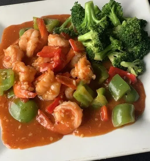 Garlic Chili Prawns*
