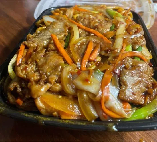 C42. Mongolian Beef or Chicken