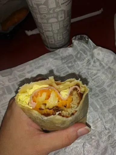 Meat Lovers Breakfast Burrito
