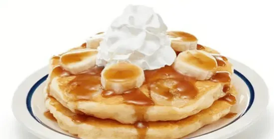 Bananas Foster Pancakes- Side