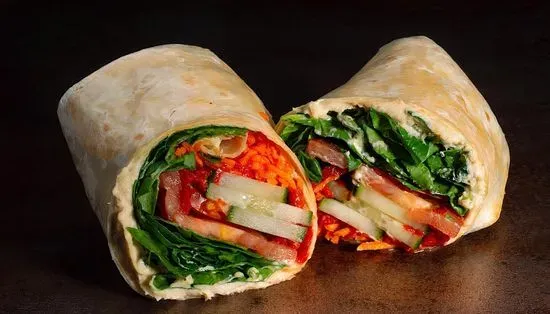 Hearty Hummus Wrap..