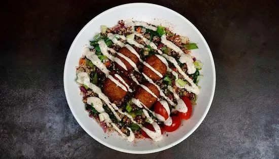 Fritter Quinoa Bowl..