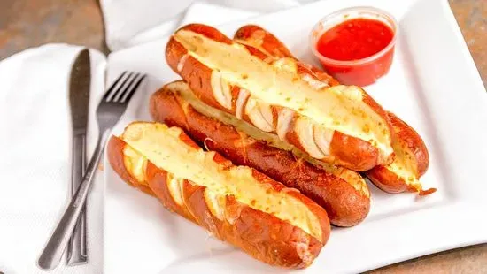 Pretzel Breadsticks with Cheese