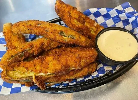 Hand-Breaded Fried Pickle Spears