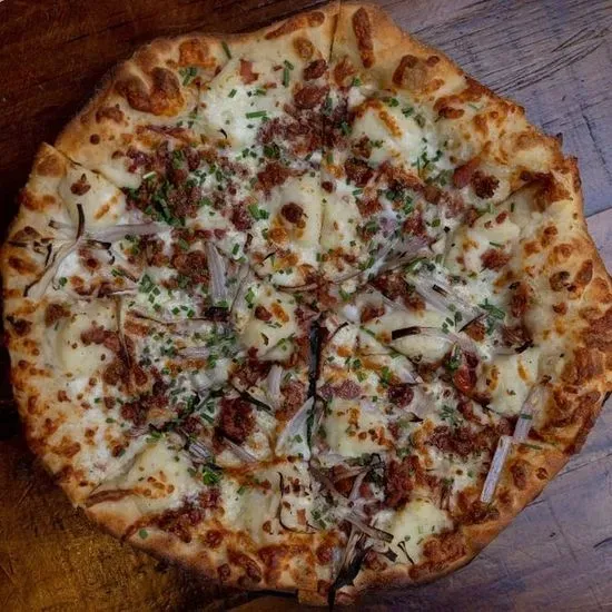 Mashed Potato, Bacon, Shallot, Sour Cream Chive Drizzle