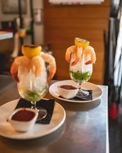 Poached White Shrimp Cocktail